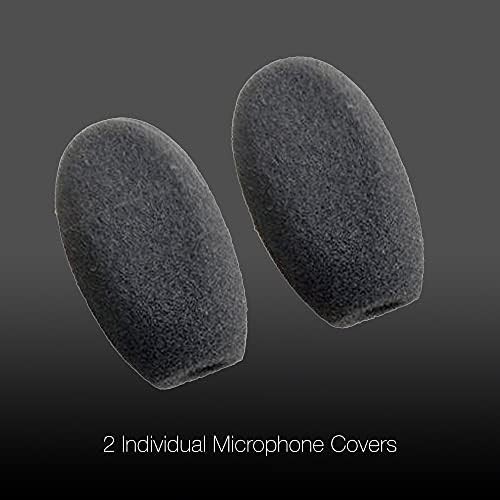 Sponsored Ad - Foam Microphone Windscreens Covers 2 Pack I Compatible Gaming Headphones Mic - Turtle Beach Recon, Elite Pro, Sades SA708, Logitech Prodigy, Kotion G2000 by Global Teck